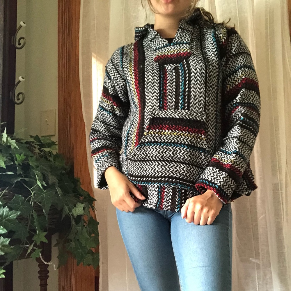 baja joe woven eco-friendly hoodie